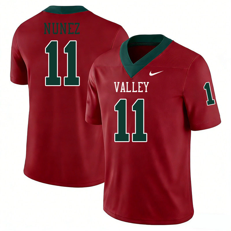 Mississippi Valley State Delta Devils #11 Brandon Nunez College Football Jerseys,Uniforms Stitched-R